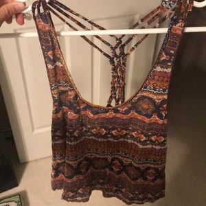 Forever 21- Flowy Fall Crop Top